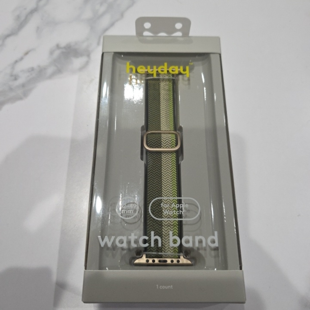 Heyday Olive and Cream Watch Band